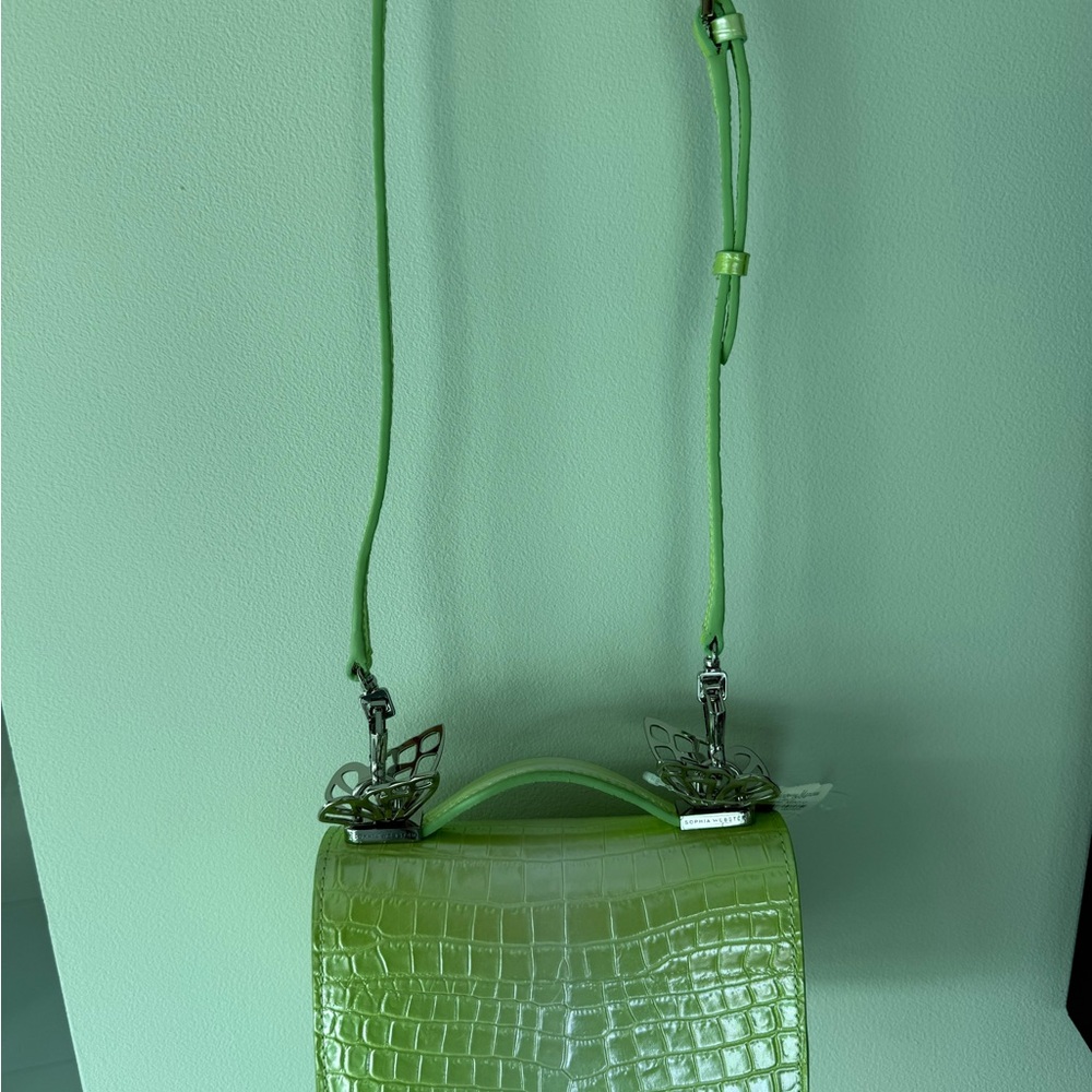 Sophia Webster Mariposa Mini Metallic
Croc-Embossed Shoulder bag - Picture 6 of 7
